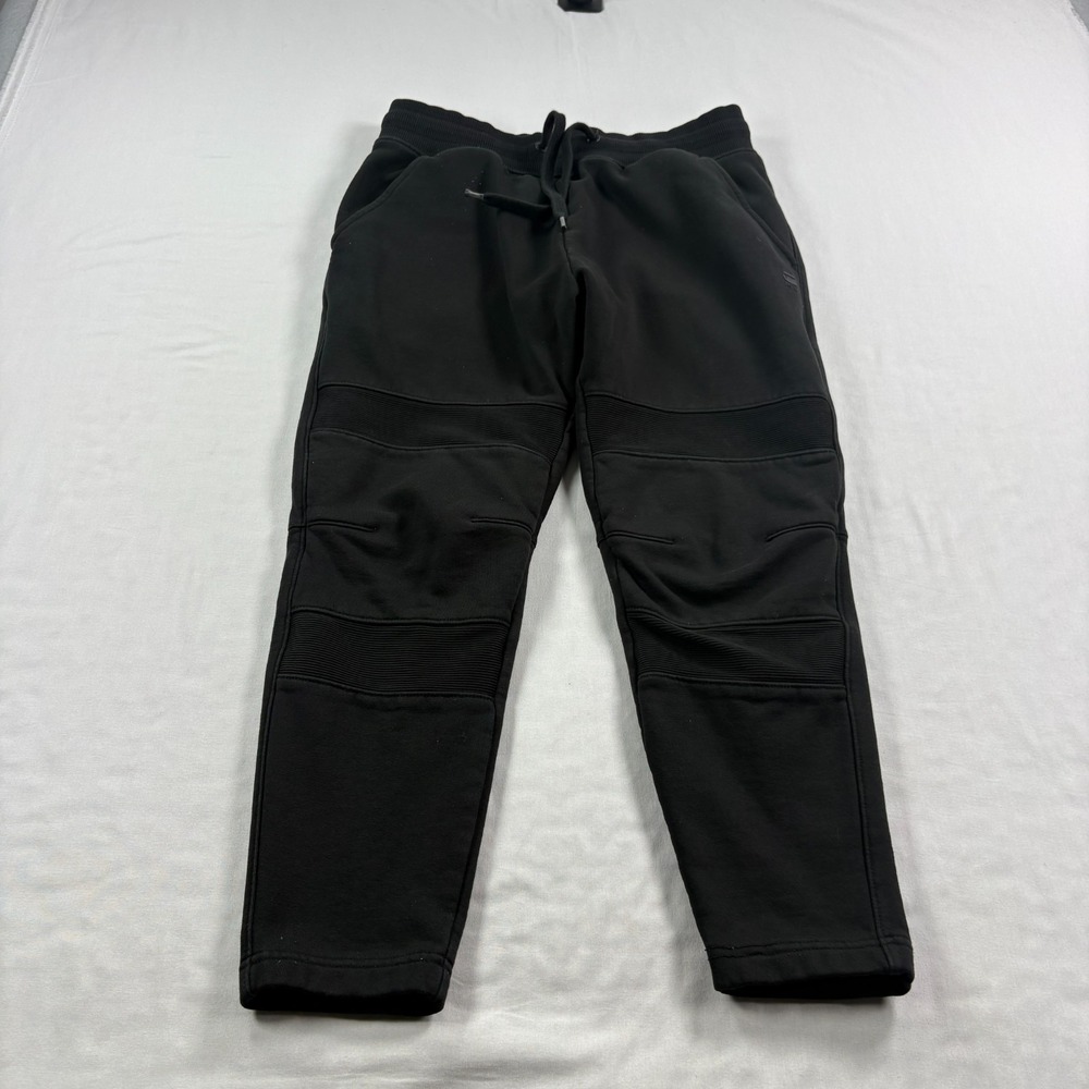 G Star Raw Jogger Sweatpants Mens Small Black Motac Slim Tapered Lounge